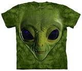 Green Alien Face Vêtements