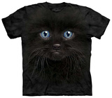 Black Kitten Face Shirts