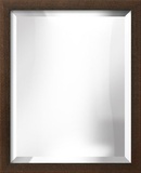 PLYMOUTH Espresso Wide Mirror Decorative Mirror