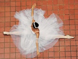 Dancer on the Floor of the National Institute of Culture (INAC) Photographic Print by Kike Calvo