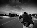 A Pedicab Ride with the Capitol in the Background Photographic Print by Jorge Fajl
