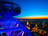 London Sky Line at Sunset from London Eye Photographie par Jorge Fajl