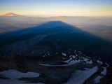The Shadow of Mount Saint Helens Flanked by Mount Adams Photographic Print by Diane & Len Cook & Jenshel