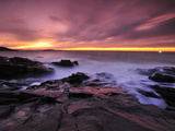 Early Morning Surf Surges Through the Rocks at the Thunder Hole Photographic Print by Raul Touzon