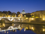 Saint Peter's Basilica and Ponte Vittorio Emmanuele Ii over the Tiber Photographic Print by Daniella Nowitz