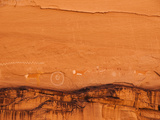 Ancient Navajo Petroglyphs on the Cliffs at Canyon De Chelly Photographic Print by James Forte