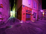 View Down an Alley in Arles at Night Photographic Print by Jim Richardson