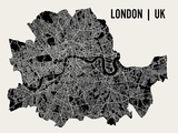 London Poster af Mr City Printing