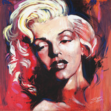 Hot Monroe Kunstdruck von Stephen Fishwick