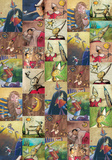 Pinocchio - Vintage Style Book Illustration Collage Poster Prints