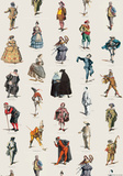 Maschere - Venetian Carnival Character Collage Poster Pósters Maschere - Venetian Carnival Character Collage Poster Pósters