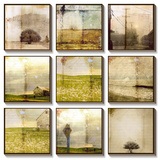 Underlayers of My Town Print by Ingrid Blixt