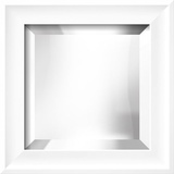 RAMINO II White Mirror Decorative Mirror