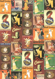 Caffe - Vintage Coffee Advertisement Poster Collage Affiches