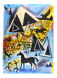Wasatch Winter 2002 Collectable Print by Jaune Quick-to-See Smith