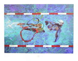 Swimmer Collectable Print by Robert Heindel