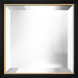 Basel Black and Gold Mirror Decorative Mirror