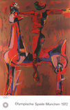 1972 Olympic Art Collectable Print by Marino Marini