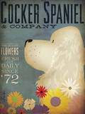 Cocker Spaniel & Co. Art by Stephen Fowler