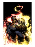 Ghost Rider 4 Cover: Ghost Rider Hugging, Kissing, and Flaming Prints by Adam Kubert