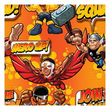 Marvel Super Hero Squad: Hero Up! Join the Squad!  Luke Cage, Falcon, and Thor Posing Posters