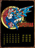Superman Transform Calendar Plaque en métal
