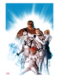 The Amazing Spider-Man 659 Cover: Mr. Fantastic, Spider-Man, Invisible Woman, Thing and Others Prints by Stefano Caselli
