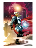 Thor 615 Cover: Thor Walking Art by Joe Quesada