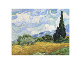 Wheat Field with Cypresses, 1889 Prints by Vincent van Gogh