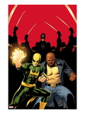 Daredevil 509 Cover:  Iron Fist, Luke Cage, and Daredevil Posing Prints by John Cassaday