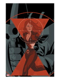 Widowmaker 4 Cover: Black Widow Running Poster by Phil Noto