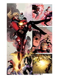 Avengers: The Childrens Crusade 5: Panels with Iron Lad and Stature Prints by Jim Cheung