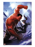 Spider-Girl 2 Cover: Spider-Girl and Rulk Fighting Prints by Jelena Djurdjevic
