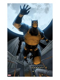 Black Panther: The Most Dangerous Man Alive 529: Black Panther Jumping from the Rooftop Posters by Shawn Martinbrough