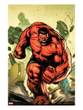 Hulk 30.1 Cover: Rulk Charging Prints by Gabriel Hardman