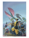 House of M MGC 1 Cover: Wolverine, Cyclops, Gambit, Spider-Man, Captain America and Others Prints by Esad Ribic