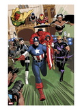 Magnetro: Not a Hero 2: Captain America, Daisy Johnson, Storm, Hawkeye, Red Hulk and Others Posters by Daniel Acuna
