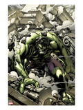 Incredible Hulks 621 Cover: Hulk Smashing Prints by Carlo Pagulayan