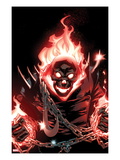 Ghost Rider 1 Cover: Ghost Rider Flaming Art by Adam Kubert