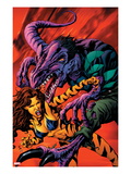 Avengers Academy 6 Cover: Tigra and Reptil Fighting Prints by Mike McKone