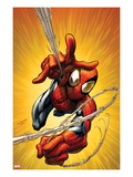 Ultimate Spider-Man 160 Cover: Spider-Man Shooting Web Prints by Mark Bagley