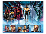 The Thanos Imperative 3: Quasar, Beta-Ray Bill, Gladiator, Nova, Silver Surfer, Ronan the Accuser Prints by Miguel Angel Sepulveda