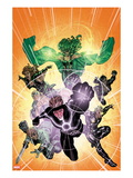 X-Factor 233 Cover: Havok, Polaris, Longshot, Shatterstar, Siryn, and M Poster by David Yardin