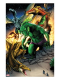 Avengers vs. Pet Avengers 1: Fin Fang Foom Standing Posters by Ig Guara