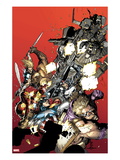 Ultimate Avengers vs. New Ultimates 1: Hawkeye, Captain America, Punisher, Iron Man and Others Posters by Craig Rousseau