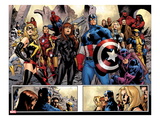 Fear Itself 7: Ms. Marvel, Iron Fist, Iron Man, Spider-Man, Captain America and Others Prints by Stuart Immonen