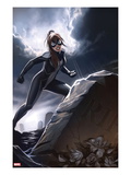Spider-Girl 3 Cover: Spider-Girl Standing by a Tombstone Posters par Stefano Caselli