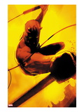 Daredevil: Reborn 2 Cover: Daredevil Jumping Print by  Jock