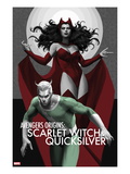 Avengers Origins: The Scarlet Witch & Quicksilver 1 Cover Poster by Marko Djurdjevic