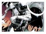 Moon Knight 1: Moon Knight Running Art by Alex Maleev